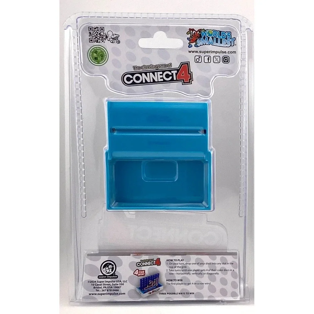 World's Smallest Classic Games - Connect4 - New/Sealed